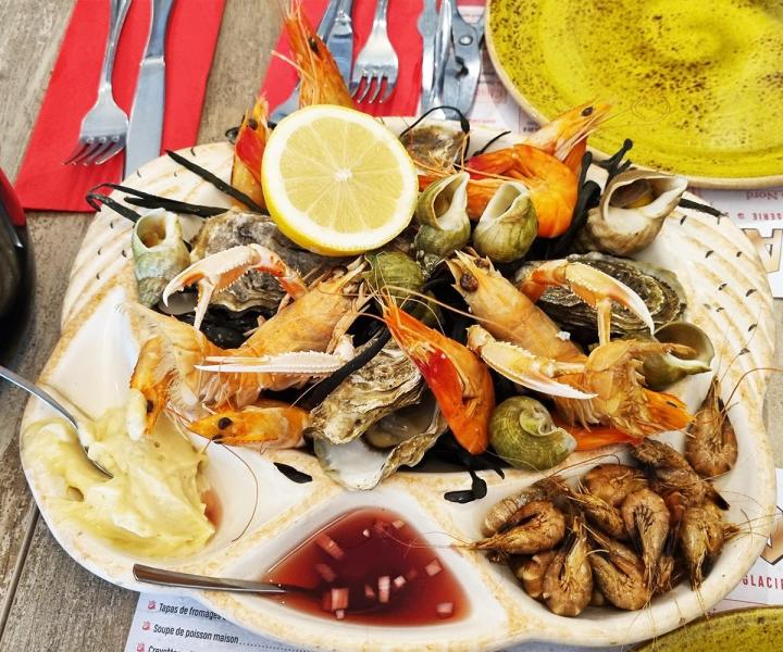 Plats de fruits de mer Wimereux